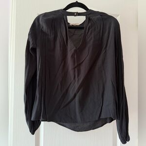 Lace & Whiskey Keyhole Black Women's Top